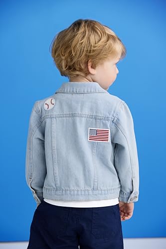 Mud Pie Girl Denim Patch Jacket3
