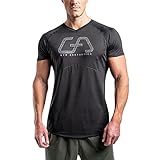 GYM AESTHETICS | Slim Fit T-Shirt Herren 6 in 1 Funktionsshirt Herren Kurzarm  Fitness Tshirt Sportshirt Trainingsshirt Gym Shirt Bodybuilding Shirt Muscle Fit T-Shirt Herren Men's Activewear
