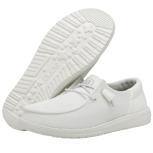 Image of HEYDUDE Women's Wendy Funk Mono Slip On Shoe | Stretch Knit Upper, Cushioned Foam Insole, Ultralight Casual Loafer
