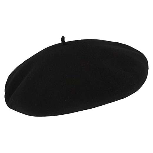 Laulhère Original Herren Baskenmütze | Barett | Made IN France - aus 100% Merino-Wolle