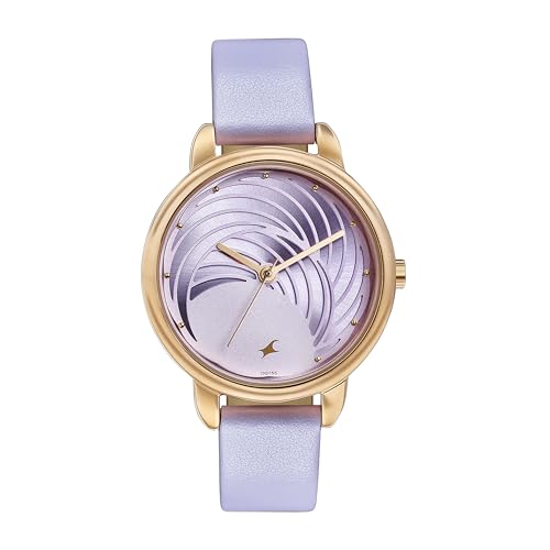 Fastrack Stunners Quartz Multifunction Purple Dial Leather Strap Watch for Girls-6282WL02 (B0D2ZZR68J) Amazon Price History, Amazon Price Tracker