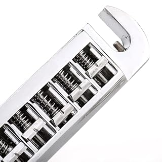 Musiclily Pro 52,5mm Pigtail Style Chevalet Cordier Wraparound pour Guitare électrique Style Les Paul, Nickel - Les Beatles, Paul McCartney, John Lennon, RIngo Starr, George Harrison Musiclily Pro 52,5mm Pigtail Style Chevalet Cordier Wraparound pour Guitare électrique Style Les Paul, Nickel – Image 5