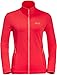 Produktbild Jack Wolfskin Damen Peak Grid Fleece Jacke, Tulip red, XL