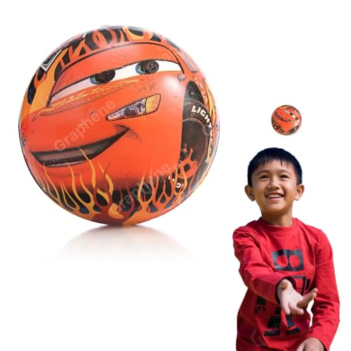 Image of GRAPHENE Soft Squeeze Squishy Smiley Foam Sponge Cartoon Balls Light Weight Non Toxic Hand Exercise Ball Stress Relief Cartoon Printed for Kids Adults Pets Multicolor