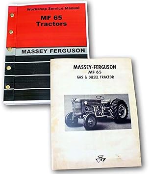 Service Repair Operators Manual Set for Massey Ferguson Mf 65 Tractor Tractor Owners Shop Book