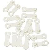 YHXiXi 8PCS White Plastic Yellow Snap Clip Punch Card for Brother Knitting Machine Tool