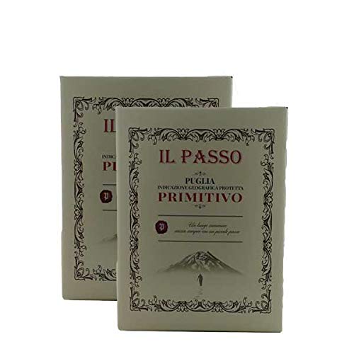 Rotwein Italien Primitivo Il Passo Puglia Bag in Box trocken (2x5,0L)