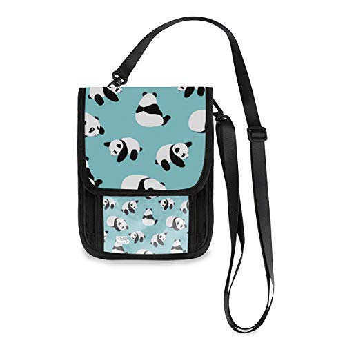 Preisvergleich Produktbild Geldbörse Telefon Tasche Münzkoffer Kartenhalter Brieftasche Panda Bär Cartoon Großraum Organizer