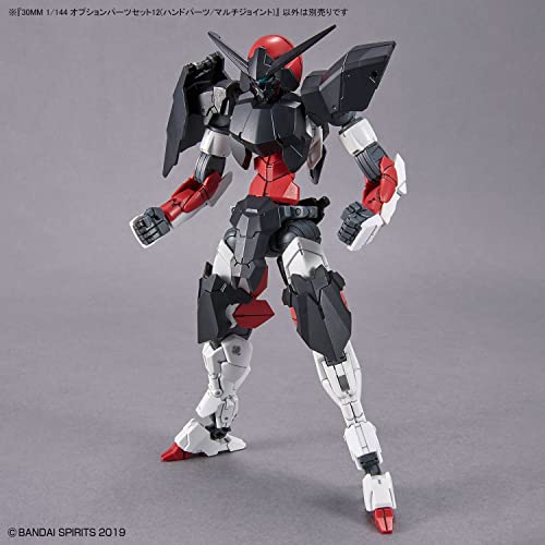 BANDAI Spirits 1,2 Pouces (30 mm) Jeu de pièces optionnelles 12 (pièces à Main/Multi-Joint) Modèle en Plastique à Code Couleur à l'échelle 1/144