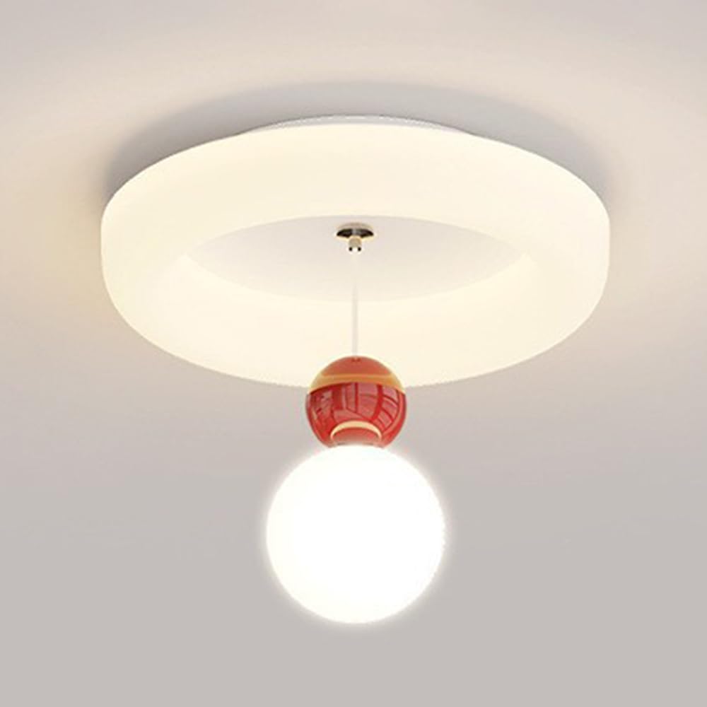 Kwadratowa Sufitowa Led Z 3 Trybami Kolorów, 20 W, Sufitowa Do Wnętrz, Nowoczesna Okrągła Sufitowa, Biała Akrylowa Sufitowa Do Korytarza, Ganku/Okrągły