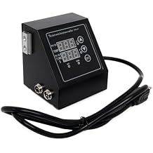 Temperature Controller Box for K-Type Heat Press,Replacement Parts for 15"x15" 1400W Heat Press,Heat Press Machine Control Box with Time & Temperature LED Display