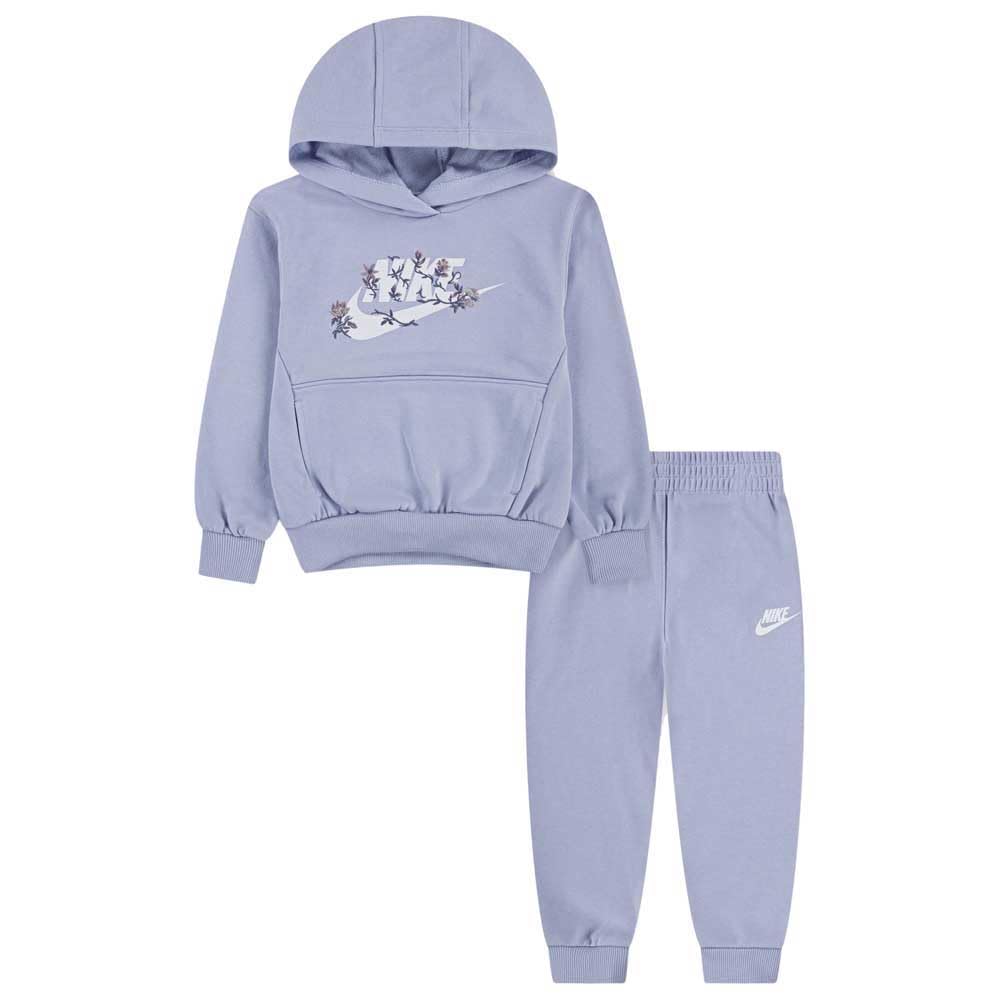 Nike  Kids' Overhead Hoodie Jogger Fleece Tracksuit - Ghost - 18M