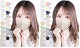 [ＴＪ ＴＲＡＤ　ＪＡＰＡＮ] 【雑誌anan掲載品】 立体 不織布 小さめ マスク 日本製 立体マスク (小さめ30枚, オールドレース×ブラック)