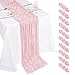 10 Pack Light Pink Cheesecloth Table Runner 17x108 Inch Boho Gauze Cheese Cloth Table Runners for Wedding Party Baby Shower Birthday Home Decor