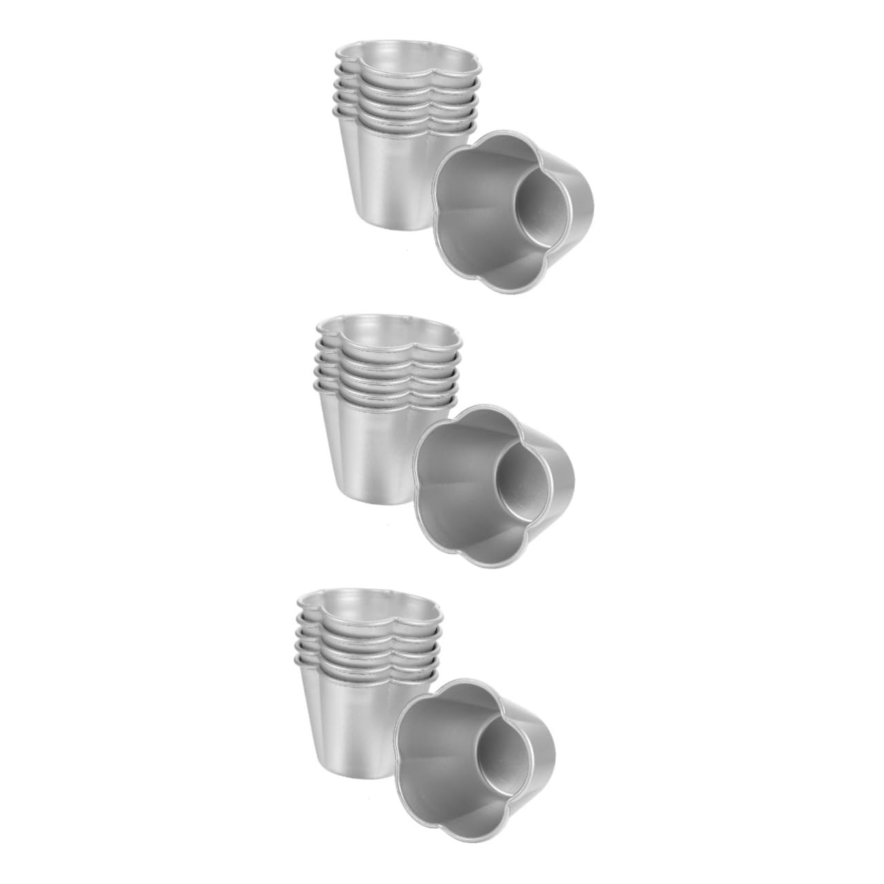 BESTonZON 18pezzi Stampo Muffin Leggero Antiaderente e Per Dolci Budini e Cupcake Cucina Domestica e Feste