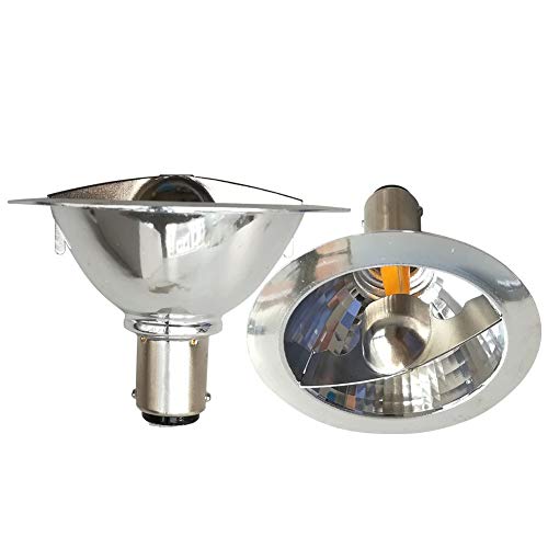 QLEE Luz reflectora LED Ar70 de 3 W CA CC 12 V Ba15d Base 4000 K foco blanco natural equivalente a 25 W bombillas halógenas para interiores y exteriores, hogar, oficina, comercial, haz de 24°, 2