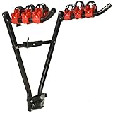 T-BIKECAR 3 Bike Towbar Carrier for Car & Van – Foldable, Easy Install Bicycle Rack