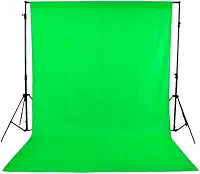 Tecido Chroma Key Fundo Infinito Verde Acabamento 1,90 x 4,00 mts
