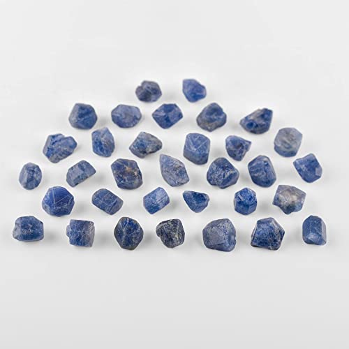 100Cts Raw Blue Sapphire Gemstones, Sapphire Rough, Chakra Healing Crystals, Raw For Jewelry Making, September Birthstone, Natural Raw Gemstones, Assorted Loose Stones #TOP2