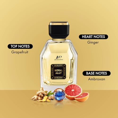 Image of Jean Paul Dupont (JPD) Royal Ally - Long Lasting Perfume for Men - with Apple, Amber and Citrus notes - Eau de Toilette 100ml