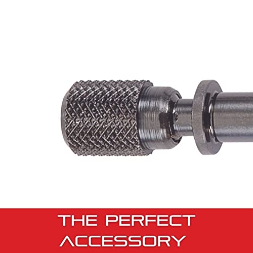 Starrett Indicator Attachment for Lug Backs of AGD Indicators - Ideal for Professionals and Home Improvement, 1/4" O.D. One End, Other End Threaded - 657Y