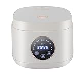 2L Low Sugar Reiskocher, Rice Cooker mit Low Carb Funktion, 500W Digitaler Multikocher mit 24-Stunden-Verzögerungstimer und 8-Warmhaltefunktion – Ideal für Weißreis, Brei, Suppen und Getreide