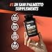 Saw Palmetto Supplement with Stinging Nettle and Pumpkin Seed Extract - Advanced 3X Formula - DHT Blocker Urinary Health and Prostate Support for Mens Health - Vegan, Non-GMO Capsules - 2 Month Supply