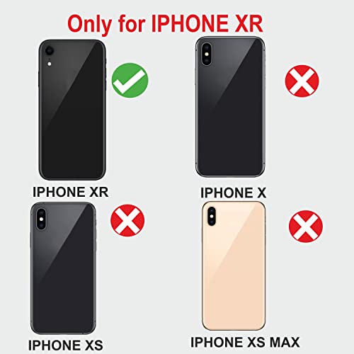 Image of KIVANO Compatible with Apple iPhone XR Flip Cover | Leather Finish | Inside Pockets & Inbuilt Stand | Shockproof Wallet Style Magnetic Closure Back Cover Case