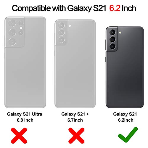 Coolden Designed For Samsung Galaxy S21 5G 6.2 Inch Case Credit Card Holder Luxury Pu Leather Stylish Mandala Kickstand Dual Layer Heavy Duty Protective Back Flip Wallet Cover Brown #TOP6