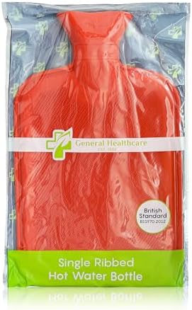 CityComfort Hot Water Bottle With Soft Fleece Cover - Natural Rubber 2