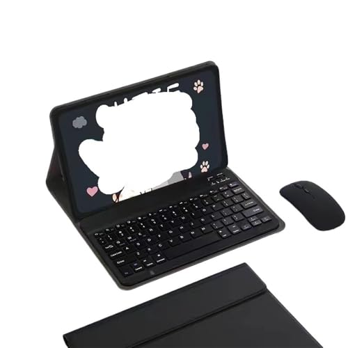 Funda teclado QWERTY Xiaomi 5 Pro 12.4 de cuero negro con ratón estable