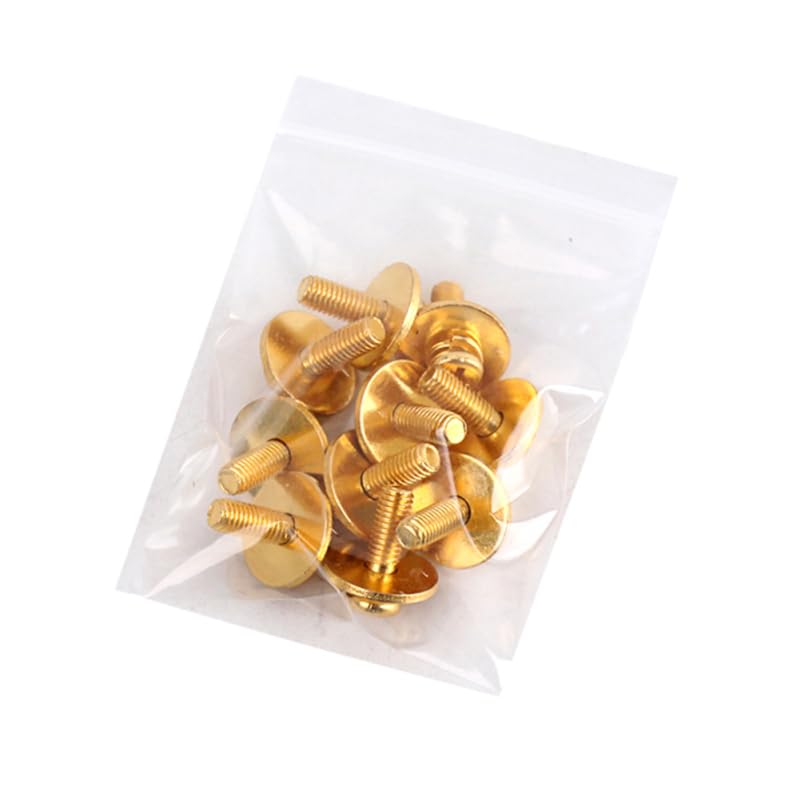 Tornillos de montaje Abaodam, 20 piezas, con arandelas, para lugs de batería, bombo, caja, tom y micrófono, tornillos de tensión para xilófono infantil miniatura 6