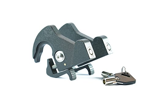 AIR-WING-MOTORS Travas giratórias com travas para Harley Davidson Sissy Bar verticais e bagageiros (