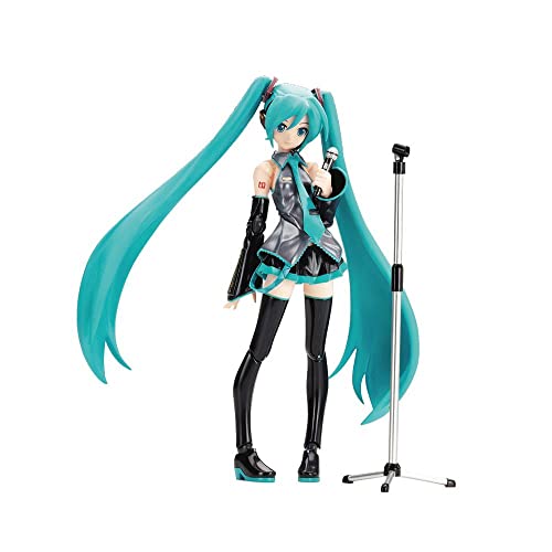 Alertkid Hatsune Miku Singing Microphone Version Figure Variety Of Accessories Exquisite Boxed Movable Joints 5.9Inch #TOP3