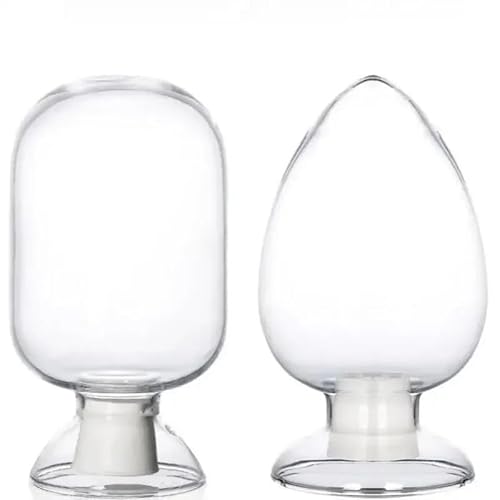 125/250/500mL Glass Cone Bottle Seed Specimen Display Conical Heart Form with Rubber Stopper Laboratory Round-headed(250ml Sharp
