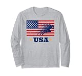 USA Flag Track and Field Team Tshirt