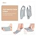 TOPPERFUN 2-in-1 Arch Support Bunion Strap Soft Foot Covers for Women Comfortable Splint Pads for Hallux Abduction Relief Skin-Friendly Design for Daily Use