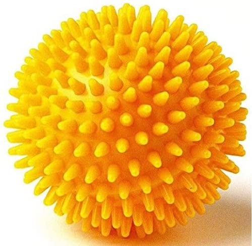RDE home care Yoga Spongy Reflex for Stress Relieving |Spikes Makes Sensory Stimulation/Complete Body Massage Ball (Yellow) 4 41zuWcle8ZL