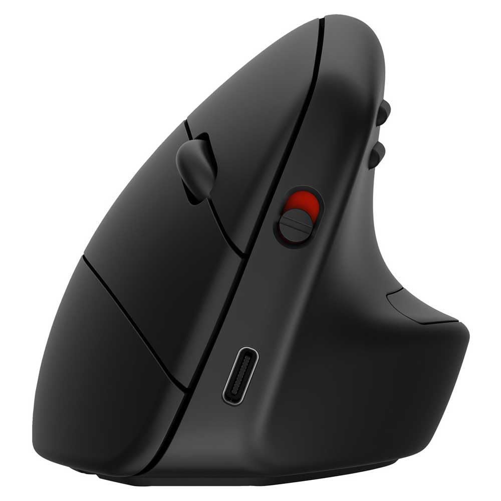 HP 920 - Mouse verticale - ergonomico - 6 pulsanti - wireless - 2,4 GHz, Bluetooth 5.3 - ricevitore wireless (USB)