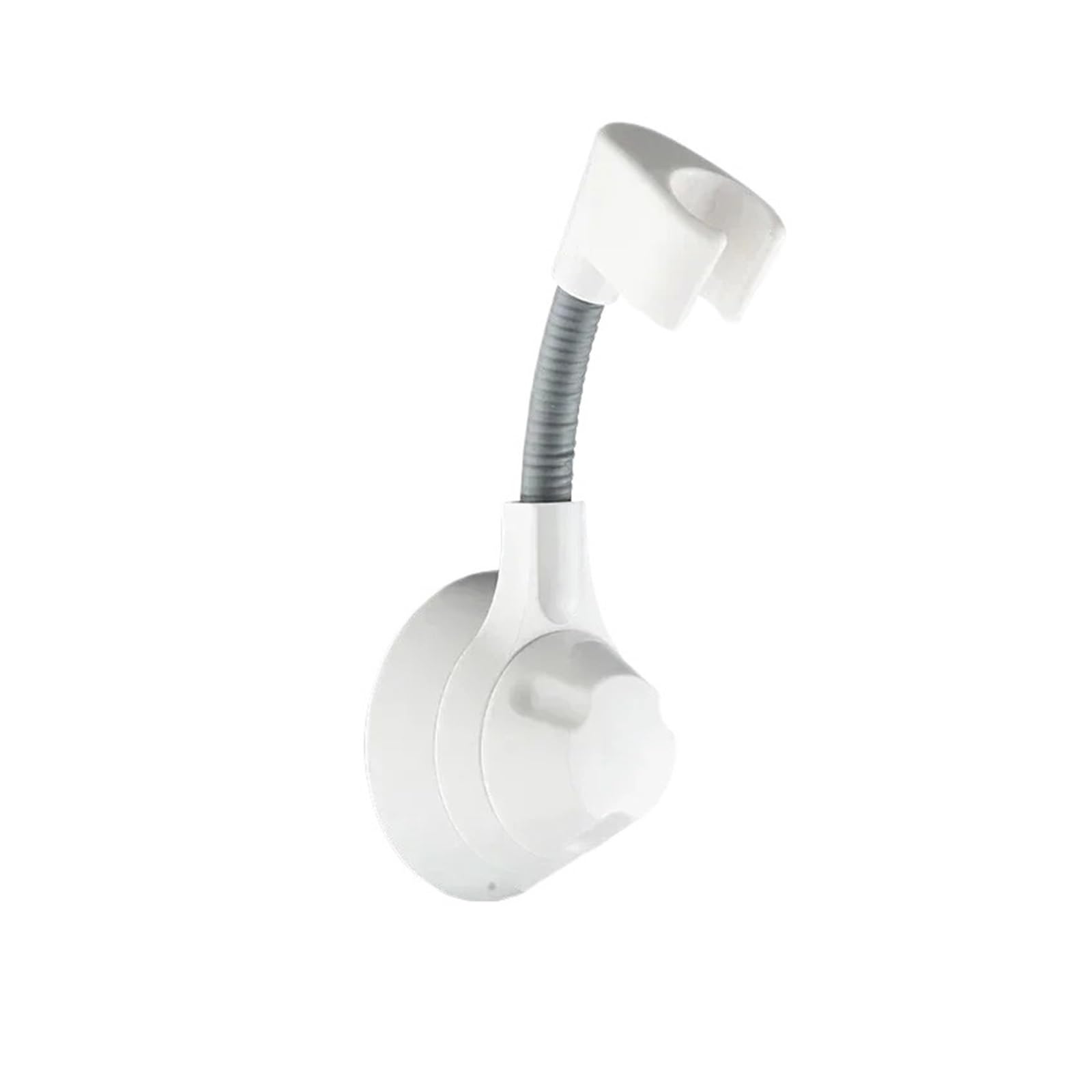 1pcs Punch-Free Rotatable Suction Cup Shower Holder(White)