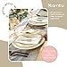 Bambu Pack of 25-11 Inch Round 100% Bamboo Plates – Premium Disposable Dinnerware | Elegant, Biodegradable Veneerware Natural Tableware for Weddings, Parties, Entertaining & Special Occasions