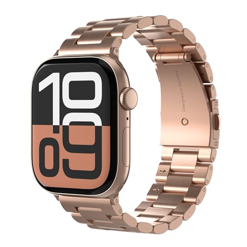 Bracelet en acier inoxydable VONMÄHLEN Link Bracelet 2 avec maillons réglables Apple Watch