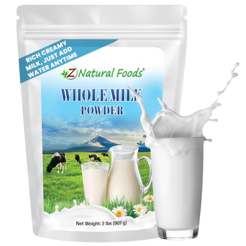 Image of Z Natural Foods Premium Whole Milk Powder - Pasteurized Dry Milk, 2 lb