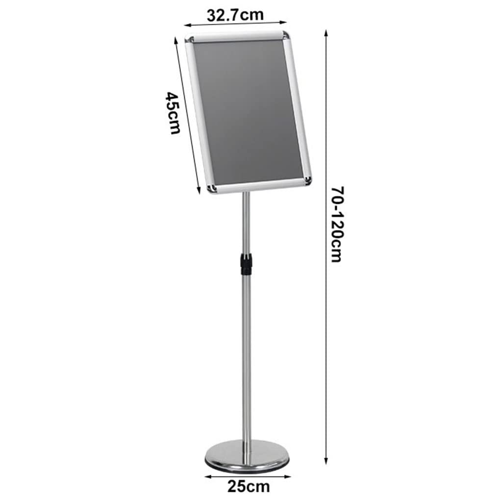 Soporte de exhibición A4 negro, reutilizable, marco de seguridad para bodas, eventos, publicidad, escaparate, versátil y duradero, soporte para carteles de promociones