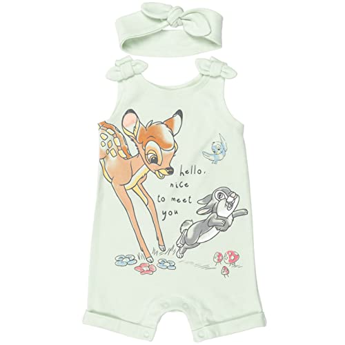 Image of Disney Romper and Headband Outfit Set Newborn to Little Kid Sizes (Newborn - 5)