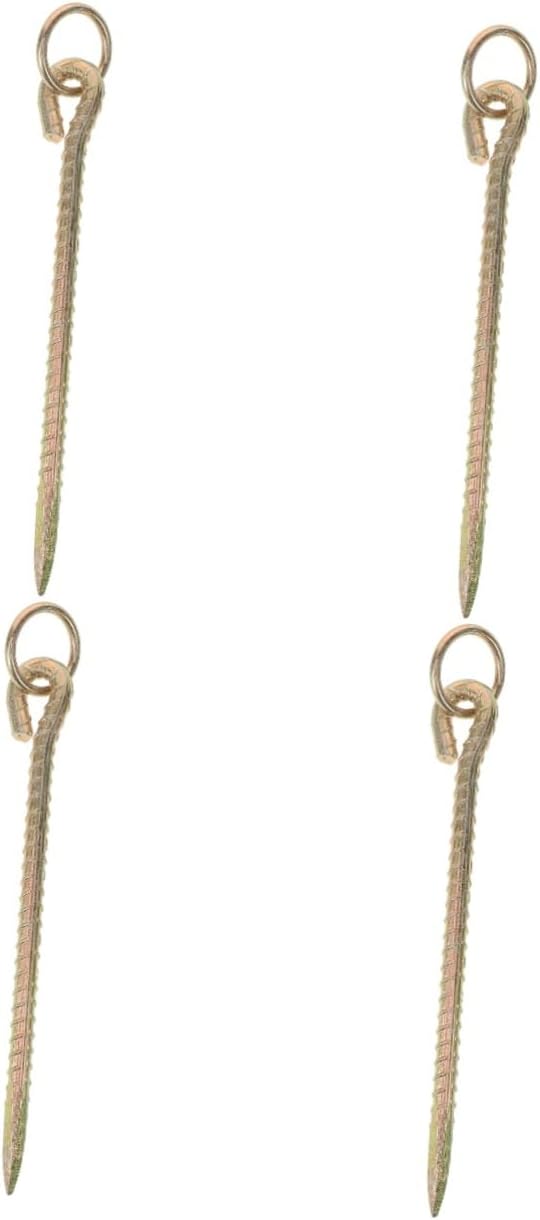 4pcs Dog Tie Out Stake Chain Heavy Duty Stake for Outdoor Dog Pen Garden for