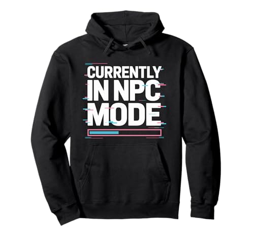 Funny NPC Meme Shirts, Currently In NPC Mode Gen alpha and Z �p�[�J�[
