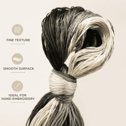 Image of MIINGGUXIUYI Mulberry Silk Floss Embroidery Thread Floss-Cross Stitch Threads China Silk Woven Jewelry Threads DIY Sewing Kits (84)