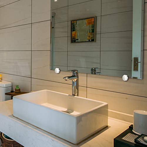 8 Set Staffa per Specchi da Parete con Clip a