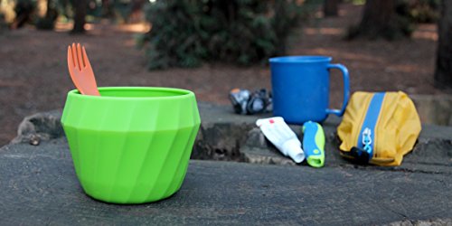humangear FlexiBowl Convertible Silicone Eating Bowl (24oz), Black - Thumbnail 4